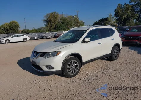 2015 Nissan Rogue Sl из США, поврежденный, VIN 5N1AT2MV7FC815988